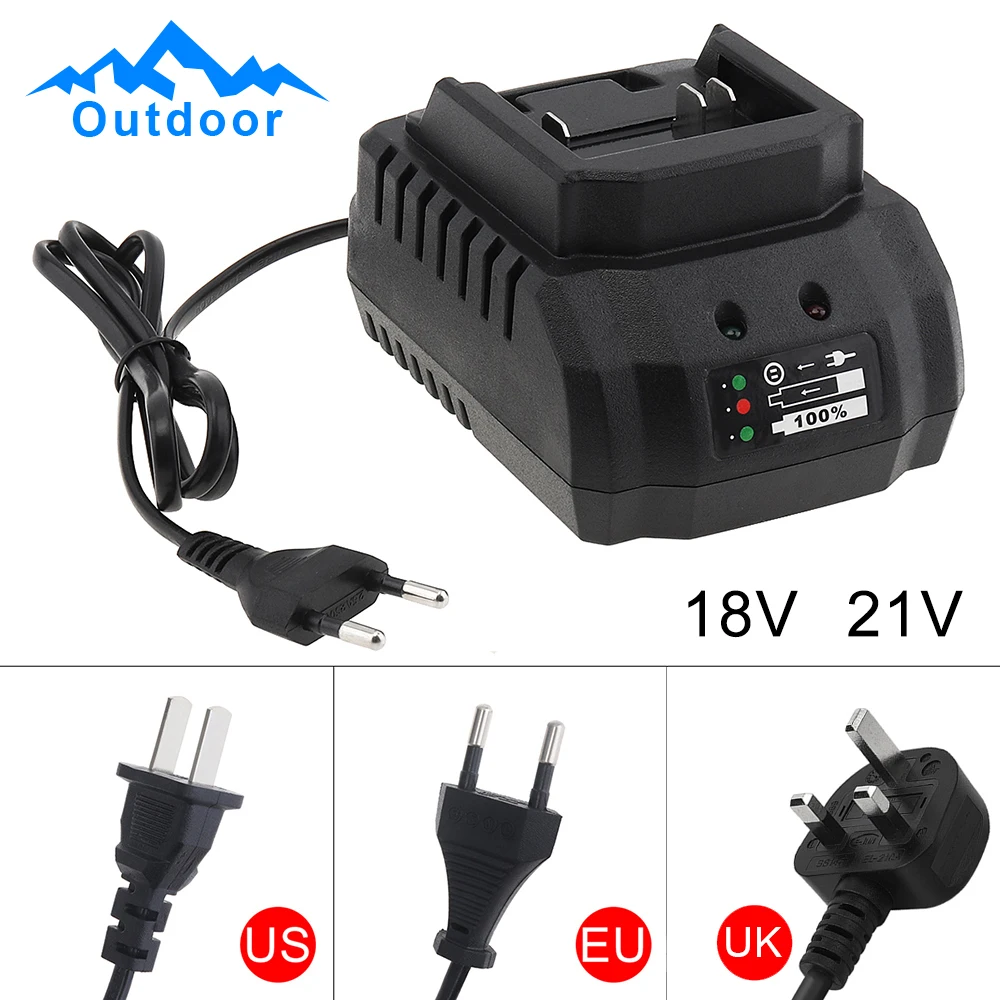 18V 21V 리튬 배터리 충전기 고속 충전 18V 21V 전동 공구 휴대용 고속 충전기 미국/영국/유럽 플러그 마키타 BL1415 BL1815 용 title=18V 21V 리튬 배터리 충전기 고속 충전 18V 21V 전동 공구 휴대용 고속 충전기 미국/영국/유럽 플러그 마키타 BL1415 BL1815 용 