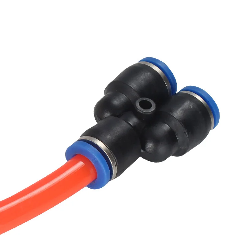 공압 피팅 파이프 커넥터 튜브 에어 퀵 피팅 워터 푸시 인 호스 플라스틱 PU PY PK PM PV PE, 4mm 6mm 8mm 10mm 12mm 14mm
