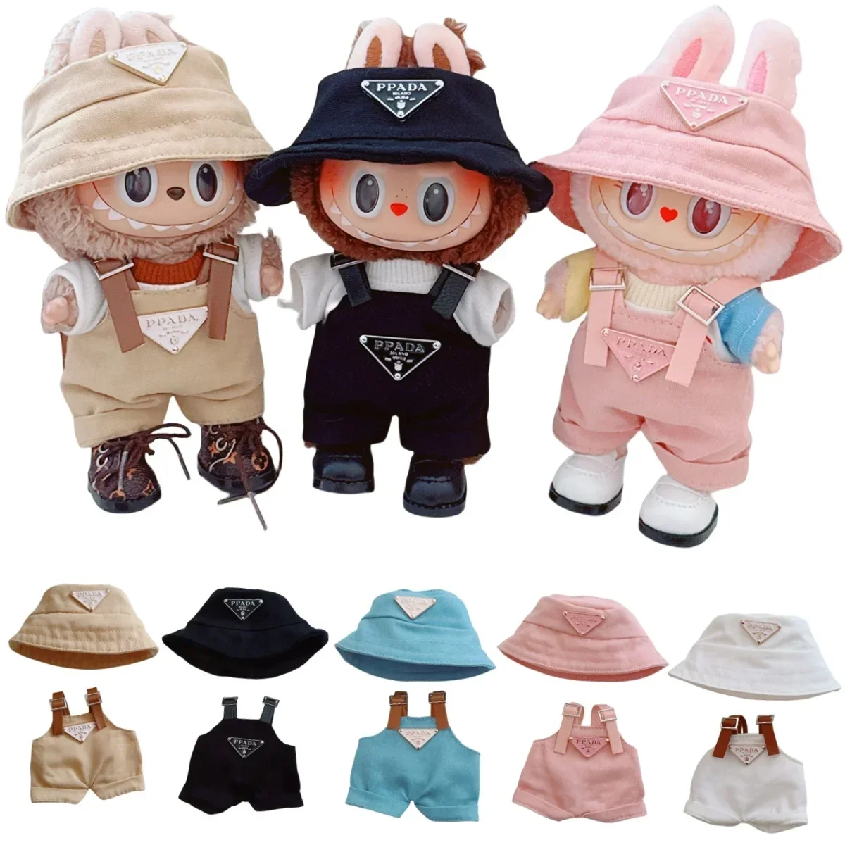 17cm Labubus 미니 인형 옷 복장 모자 옷 신발 Labubu II 인형 액세서리 앉아 파티 게임 장난감을 육성 title=17cm Labubus 미니 인형 옷 복장 모자 옷 신발 Labubu II 인형 액세서리 앉아 파티 게임 장난감을 육성 