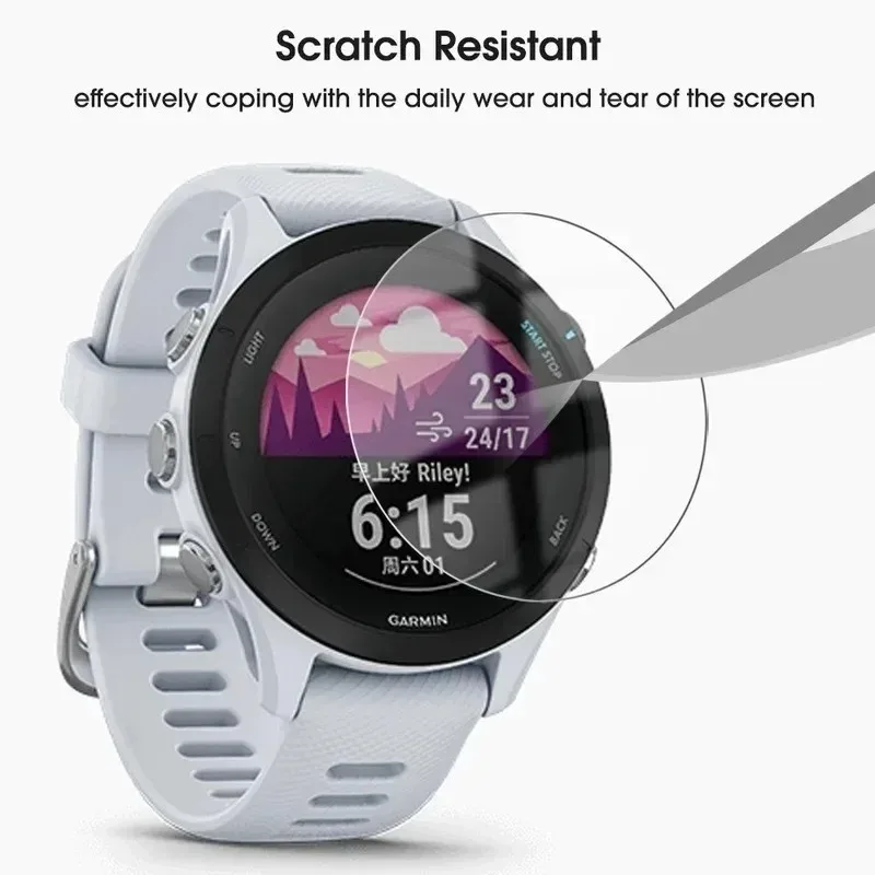 Garmin Forerunner 용 강화 유리 165 955 965 220 225 230 235 255s 735XT 620 630 935 945 시계 HD 투명 스크린 보호 필름