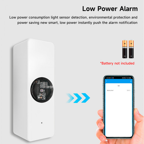 Tuya ZigBee 광 센서 휘도 센서 ZigBee 빔 센서 스마트 홈 자동화 App 제어 Tuya 조명 조명 감지기