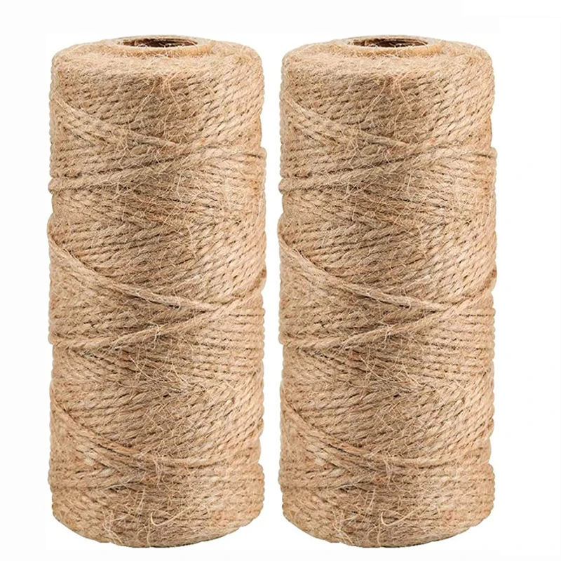 1MM 2MM 자연 빈티지 황마 로프 문자열 꼬기 삼베 DIY 공예 선물 포장 황마 대마 원예 웨딩 파티 장식 title=1MM 2MM 자연 빈티지 황마 로프 문자열 꼬기 삼베 DIY 공예 선물 포장 황마 대마 원예 웨딩 파티 장식 