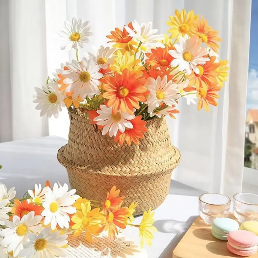 인공 꽃 실크 데이지 저렴한 신부 부케 축제 홈 웨딩 가든 테이블 데코라티 DIY 선물 무대 공장 액세서리 title=인공 꽃 실크 데이지 저렴한 신부 부케 축제 홈 웨딩 가든 테이블 데코라티 DIY 선물 무대 공장 액세서리 