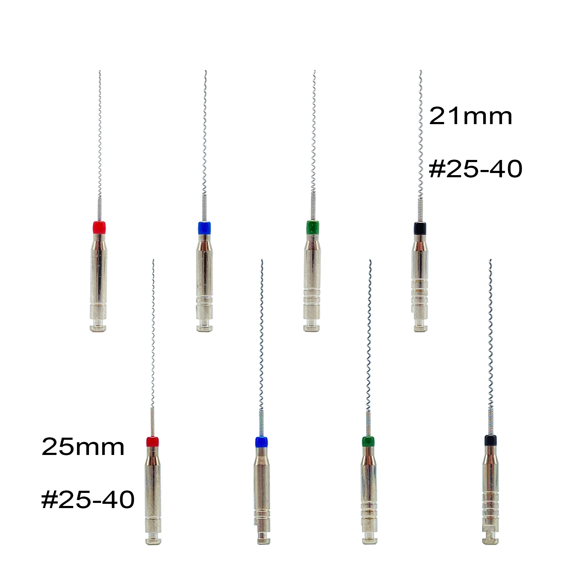 웰 CK 4개/박스 21/25mm # 25-40 치과 로터리 페이스트 캐리어 나선형 필러 Lentulo 모듬 엔진 필링 페이스트 치과 도구