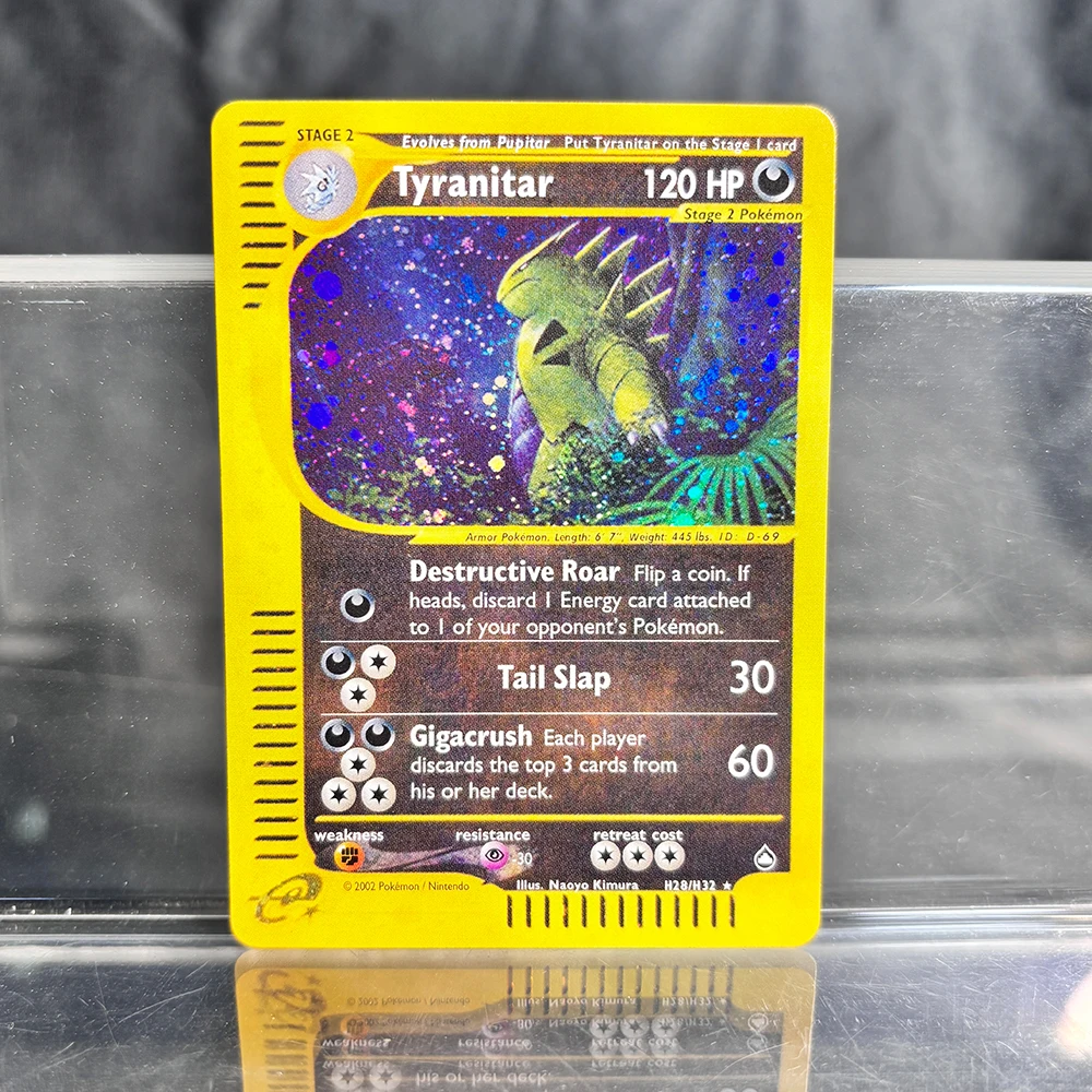 홀로그램 게임 트레이딩 컬렉션 PTCG 프록시 카드 Charizard Pikachu Mew EX Singl PKM 포일 카드 Gengar VMAX Skyridge (SK)
