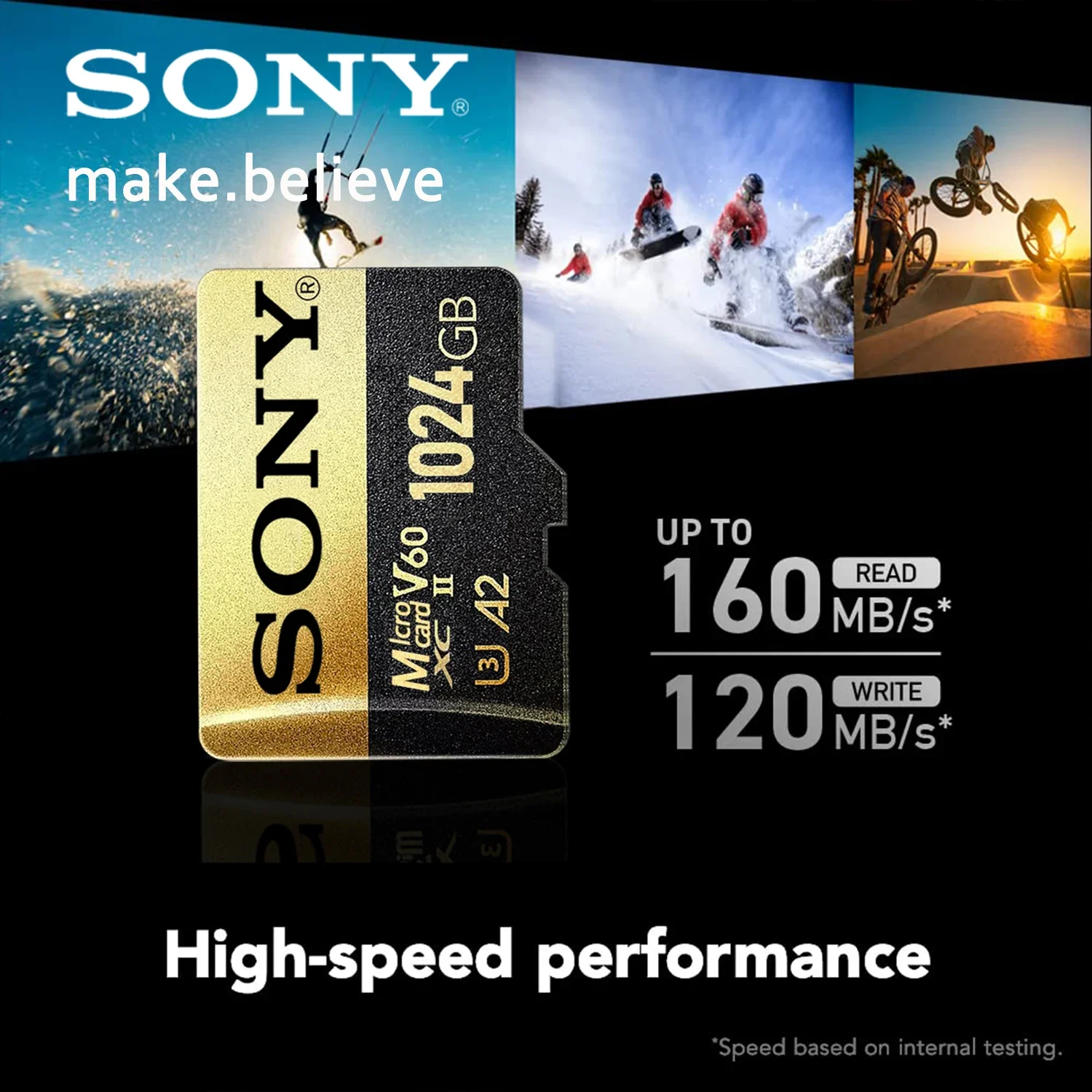 소니 1TB 마이크로 SD 카드 메모리 카드 고속 미니 MicroSD 카드 1TB 512GB 256GB 128GB SD TF 플래시 카드 샤오미 카메라 PC용