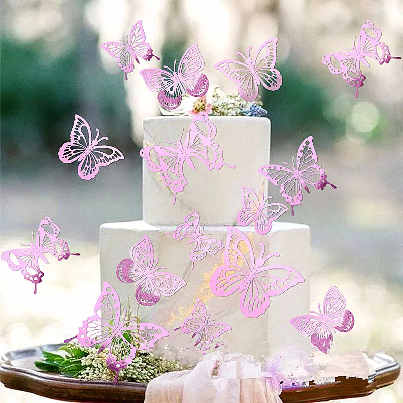생일 축하 케이크 토퍼 로즈 골드 접이식 타입 나비, 어린이 파티 케이크 토퍼, 디저트 장식, 베이비 샤워 선물, 12 개 신제품 title=생일 축하 케이크 토퍼 로즈 골드 접이식 타입 나비, 어린이 파티 케이크 토퍼, 디저트 장식, 베이비 샤워 선물, 12 개 신제품 