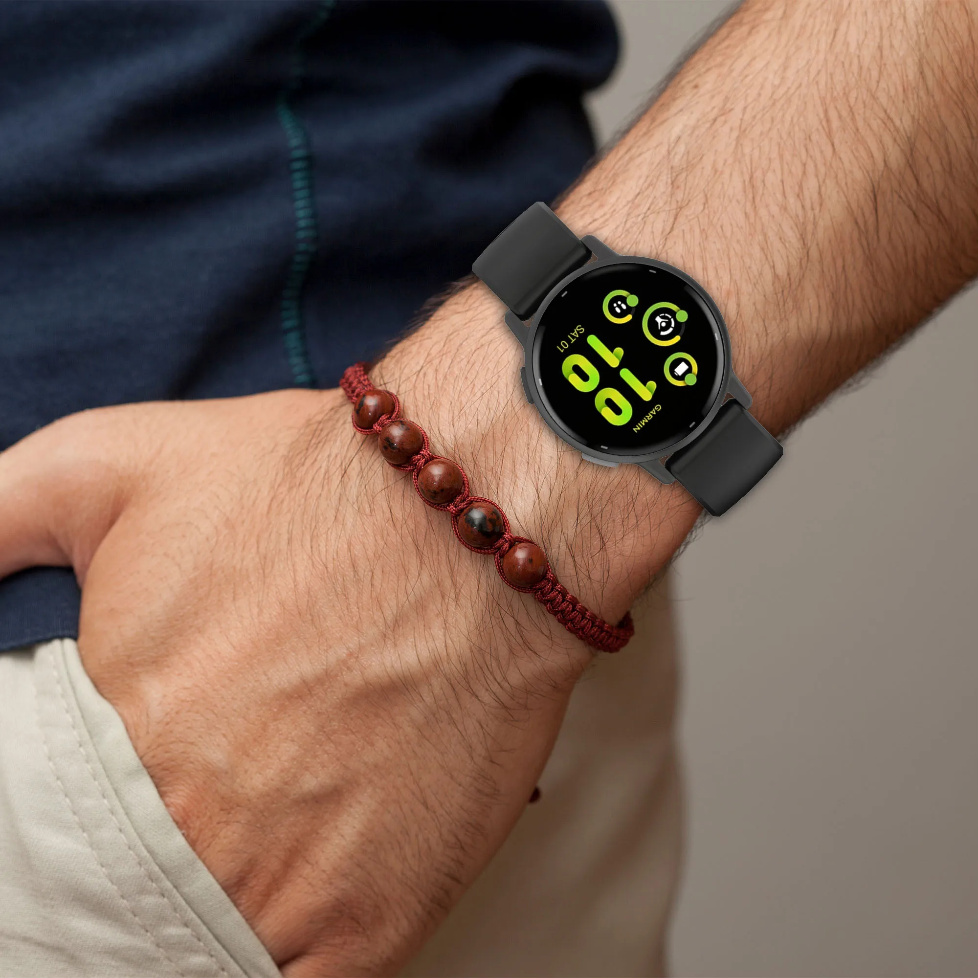Garmin Vivoactive 3 5 4 4s 밴드 시계 Venu 3 2 2s 3s SQ Forerunner 255 255s 팔찌 팔찌 용 18mm 20mm 22mm 실리콘 스트랩