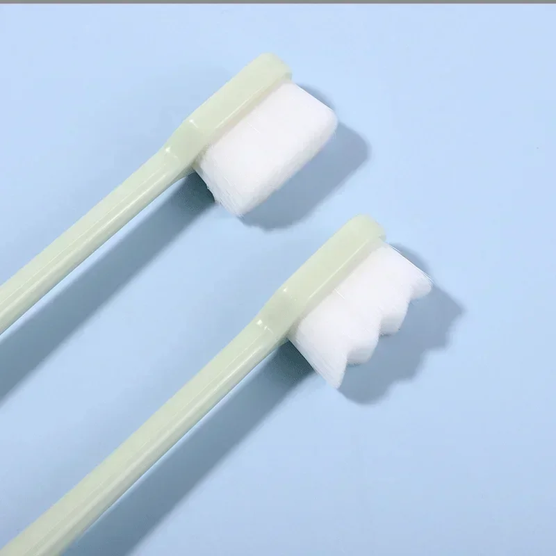 5PC 초극세 부드러운 칫솔 백만 나노 강모 성인 칫솔 치아 깊은 청소 휴대용 여행 치과 구강 관리 브러시
