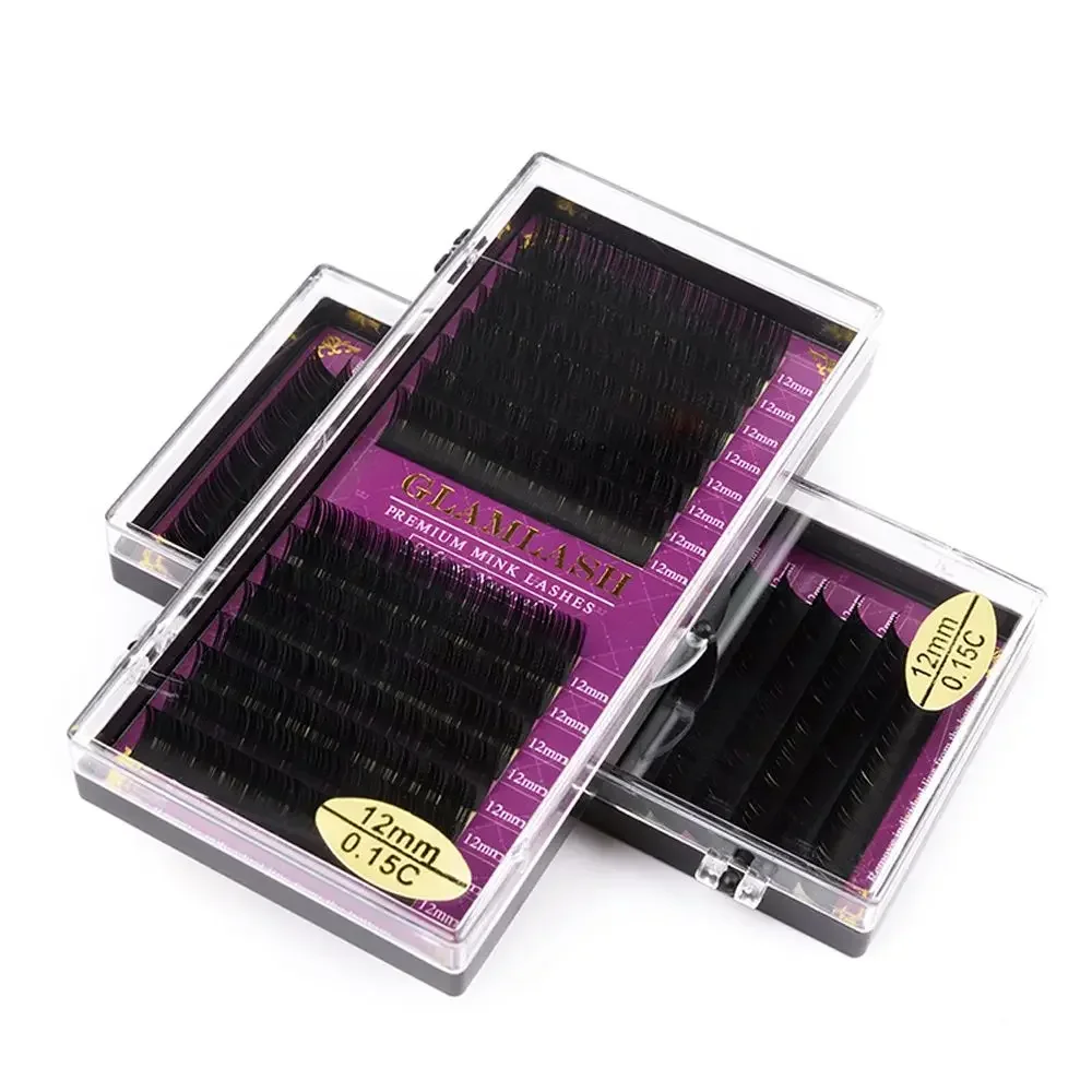 GLAMLASH 도매 16Rows BCCCD 컬 천연 밍크 단일 속눈썹 확장 프리미엄 개별 가짜 거짓 눈 속눈썹 title=GLAMLASH 도매 16Rows BCCCD 컬 천연 밍크 단일 속눈썹 확장 프리미엄 개별 가짜 거짓 눈 속눈썹 