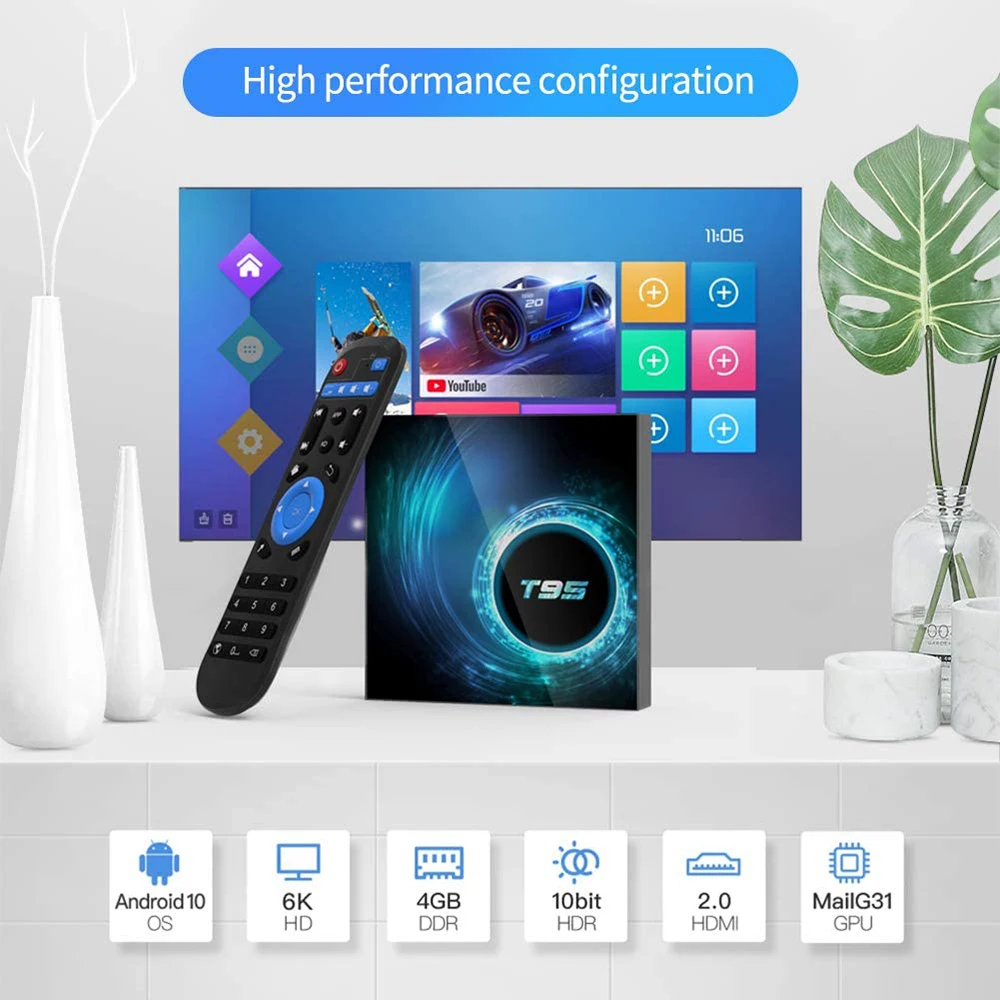 최고의 스마트 TV 박스 안드로이드 IPTV 박스 1G 8GB 2G 16GB H.265 미디어 플레이어 2.4G 와이파이 S905 M3u 재생 4K 울트라 HD PC