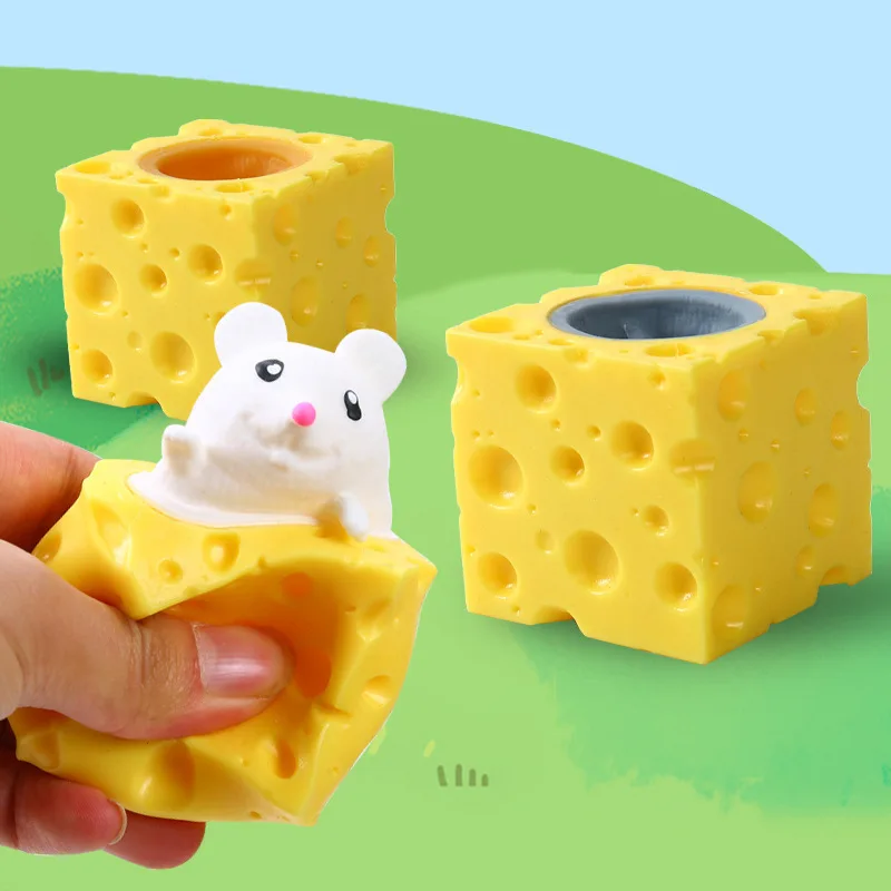 여러 유형 팝업 FunnySqueeze 안티 스트레스 장난감 숨기기 및 찾기 피규어 스트레스 릴리프 Fidget Toys for Kids Adult