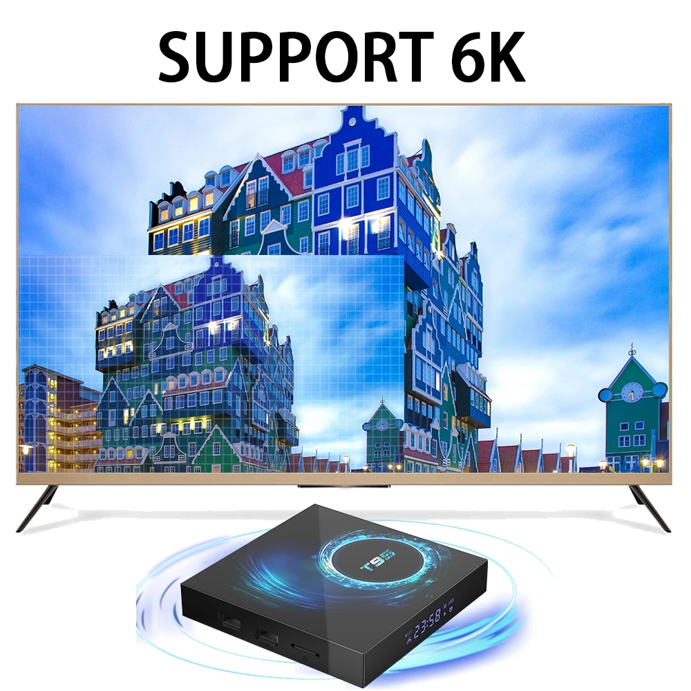최고의 스마트 TV 박스 안드로이드 IPTV 박스 1G 8GB 2G 16GB H.265 미디어 플레이어 2.4G 와이파이 S905 M3u 재생 4K 울트라 HD PC