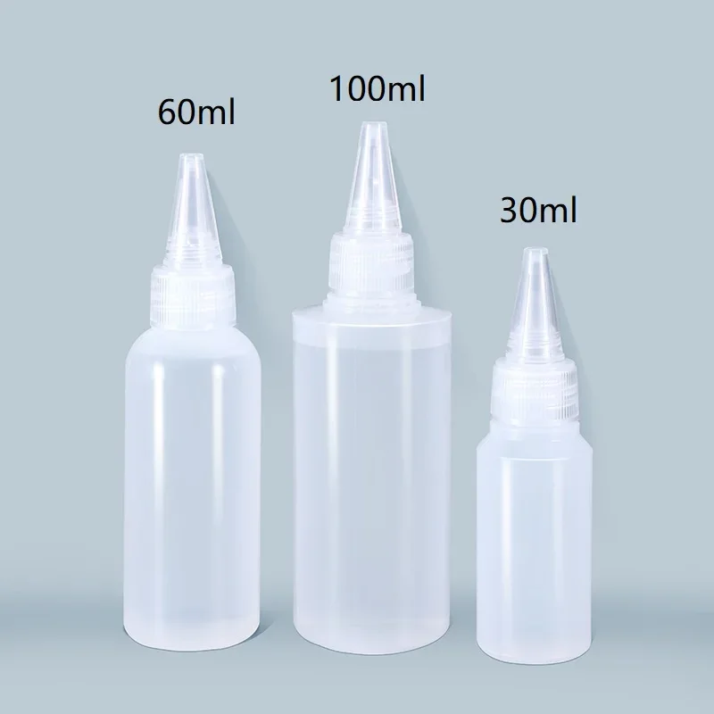 10Pcs 30-100ml 빈 플라스틱 접착제 병 나사 뚜껑이있는 PE 소재 잉크 오일 안료 컨테이너에 대 한 액체 드롭 병을 짜내십시오 title=10Pcs 30-100ml 빈 플라스틱 접착제 병 나사 뚜껑이있는 PE 소재 잉크 오일 안료 컨테이너에 대 한 액체 드롭 병을 짜내십시오 