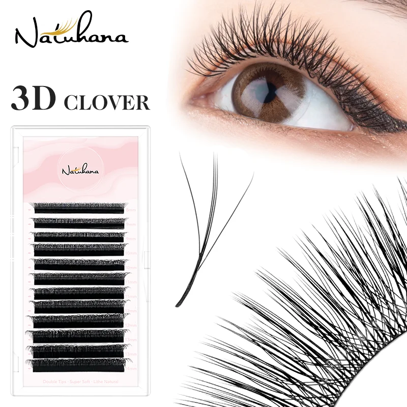 NATUHANA 새로운 3DW 모양 속눈썹 연장 3D 미리 만들어진 볼륨 팬 속눈썹 W 스타일 속눈썹 가짜 밍크 볼륨 속눈썹 한국 메이크업 title=NATUHANA 새로운 3DW 모양 속눈썹 연장 3D 미리 만들어진 볼륨 팬 속눈썹 W 스타일 속눈썹 가짜 밍크 볼륨 속눈썹 한국 메이크업 