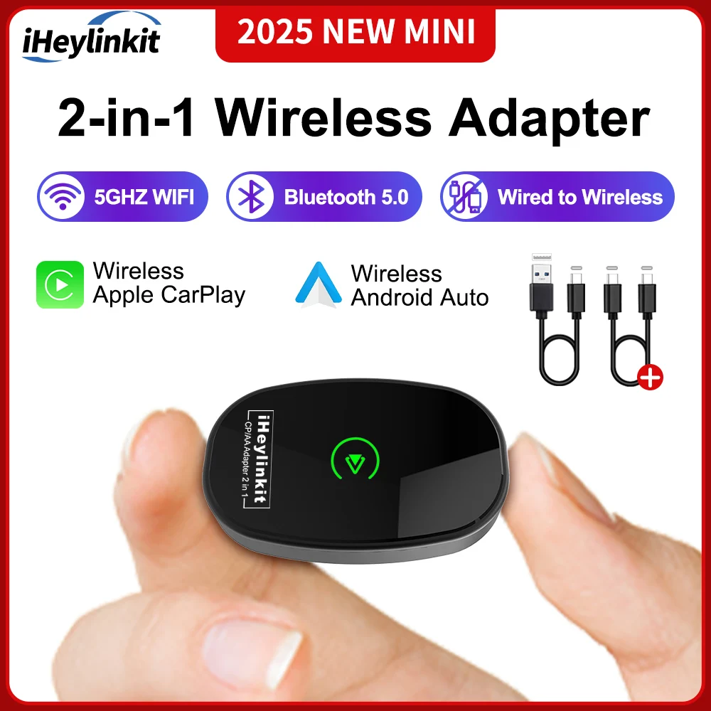 IHeylinkit 무선 Carplay 안드로이드 자동 무선 어댑터 동글 활성제 대부분의 차량 모델에 대한 자동 연결 아연 합금 쉘 title=IHeylinkit 무선 Carplay 안드로이드 자동 무선 어댑터 동글 활성제 대부분의 차량 모델에 대한 자동 연결 아연 합금 쉘 