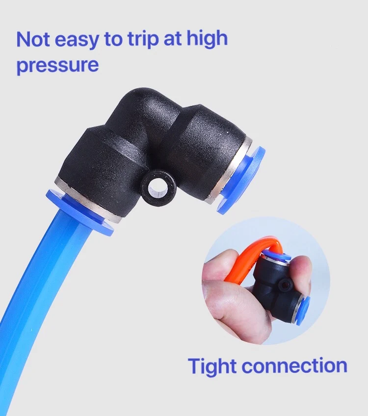 1pcs 블루 PV PVG 공압 피팅 파이프 커넥터 튜브 공기 퀵 피팅 워터 푸시 인 호스 커플 링 4mm 6mm 8mm 10mm 12mm 14mm