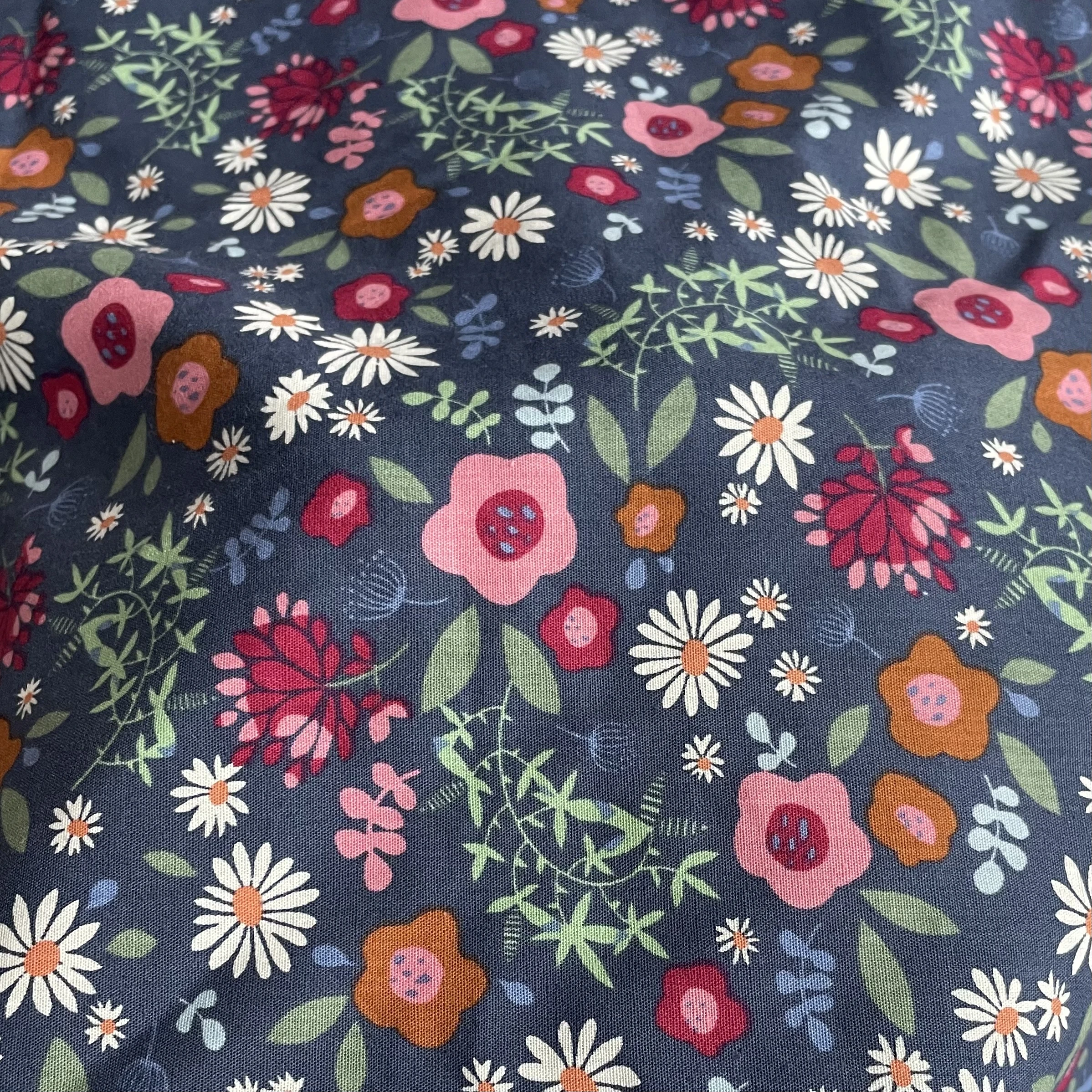 145x50cm 새로운 꽃 100% 코튼 40S 자유 패브릭처럼 바느질 천 드레스 스커트 키즈 디자이너 수제 디지털 인쇄