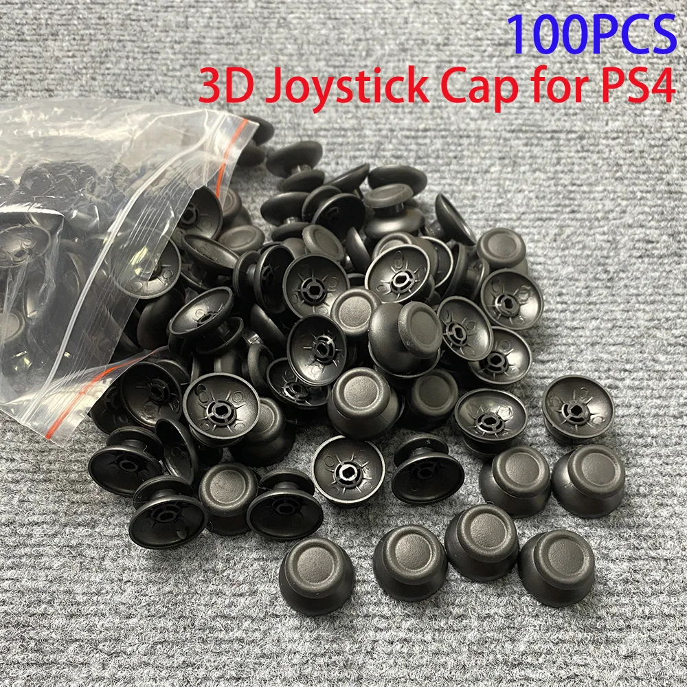 PS4 PS5 아날로그 커버 용 10-100Pcs 소니 플레이 스테이션 4 PS4 컨트롤러 용 3D 쉘 엄지 스틱 조이스틱 썸 스틱 버섯 캡