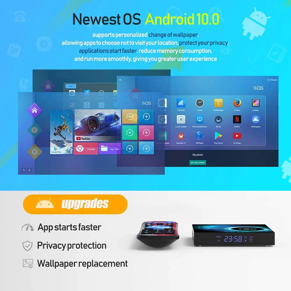 최고의 스마트 TV 박스 안드로이드 IPTV 박스 1G 8GB 2G 16GB H.265 미디어 플레이어 2.4G 와이파이 S905 M3u 재생 4K 울트라 HD PC