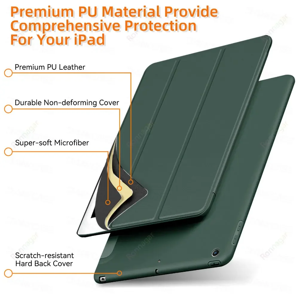 iPad Air11 2025 2024 케이스 A16 11th Pro11 M4 M2 iPad 9th 6th 5th Gen 9.7 10.2 Air6 M3 M2 Air5 4 10.9 10th Air1 2 Pro 9.7 10.5