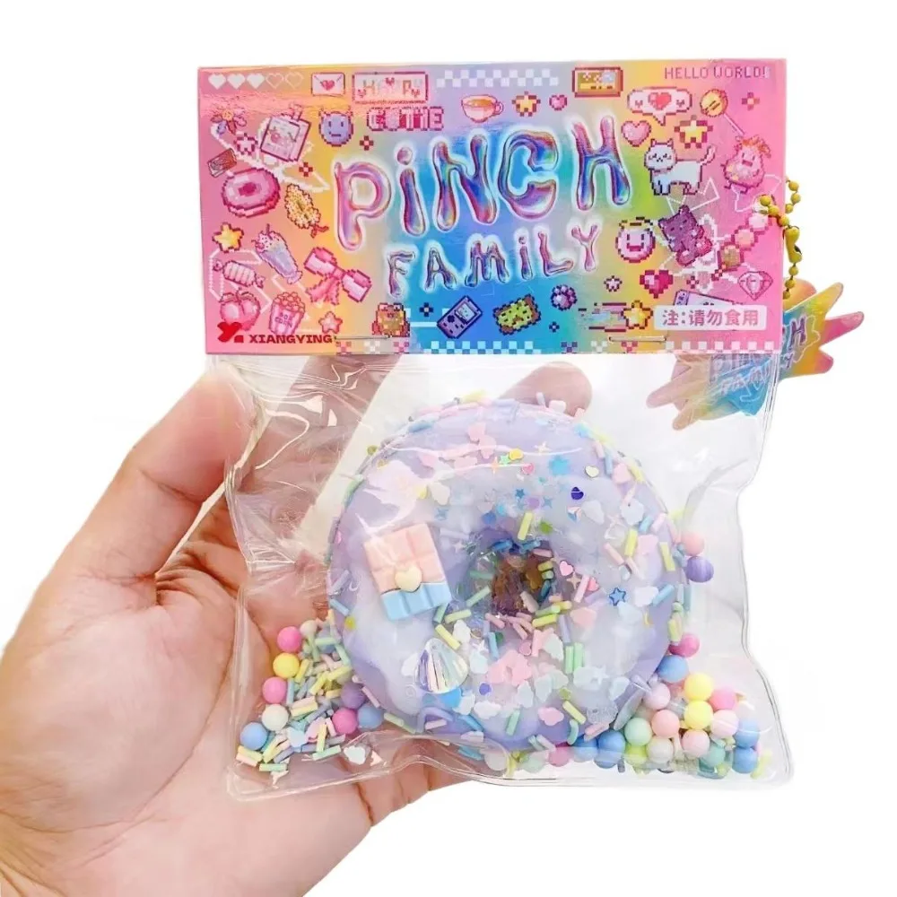 Taba Squishy 케이크 도넛 스트레스 릴리프 장난감, 어린이를위한 초대형 감각 Fidget 장난감 성인 불안 휴식 짜기 선물