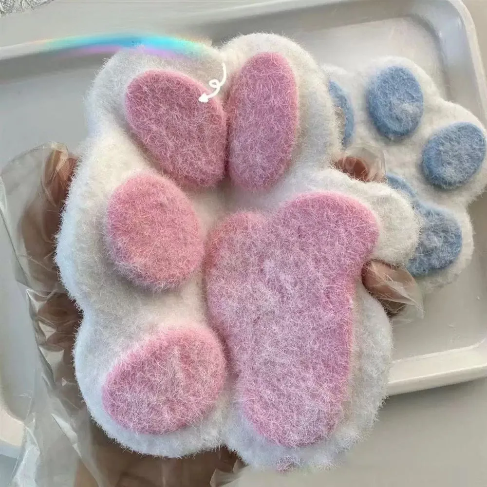 점보 부드러운 퀴시 고양이 발 스트레스 해소 장난감, 천천히 올라오는 피젯 감각 장난감, 성인 어린이 불안 해소 스퀴즈 선물