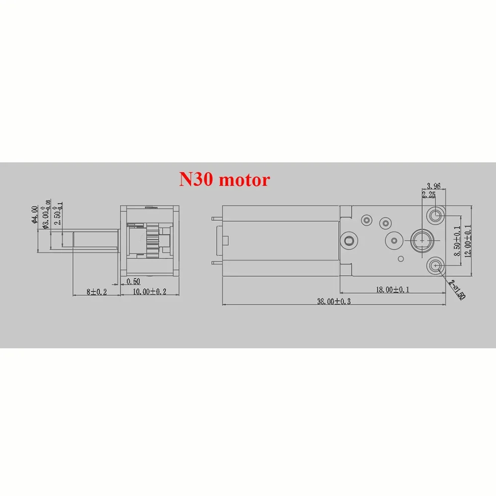 마이크로 050 N30 N20 웜기어 모터 DC3V-12V 6V 9V 4-762rpm 저속 모든 금속 기어 박스 엔진 직각 출력 샤프트