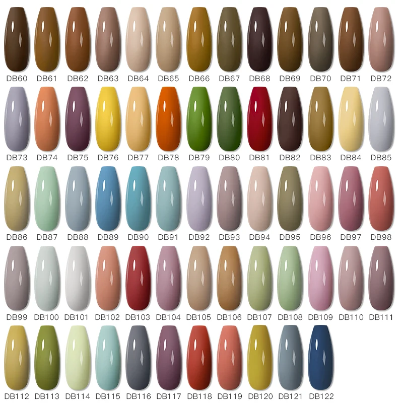 Mtssii-세미 퍼머넌트 UV LED 네일 폴리시 젤 6ml, 가을 오렌지 테마, 네일아트 매니큐어, 네일아트