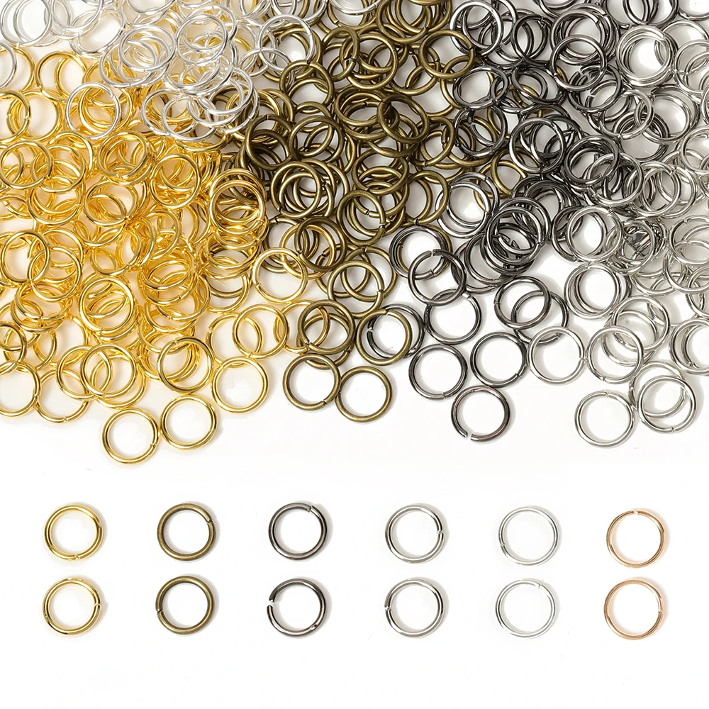 200 개/몫 디아 4-10mm 도매 Gunblack/골동품 청동/골드/실버/로듐 점프 반지 보석 만들기 결과 DIY 액세서리 title=200 개/몫 디아 4-10mm 도매 Gunblack/골동품 청동/골드/실버/로듐 점프 반지 보석 만들기 결과 DIY 액세서리 