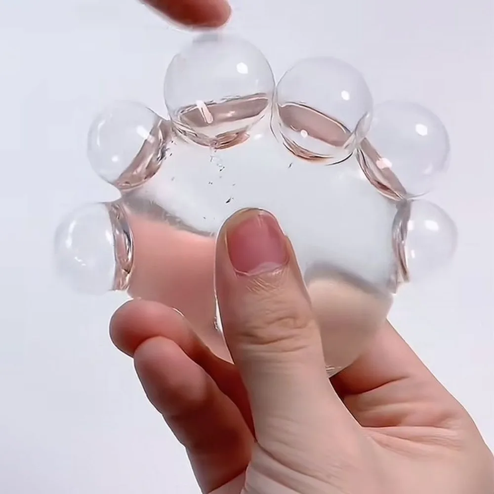Squishy Bubble Pop Fidget 장난감, Squeeze 감각 공 및 문어 포퍼, 성인용 항불안 장난감 어린이, ASMR 재미있는 파티 선물