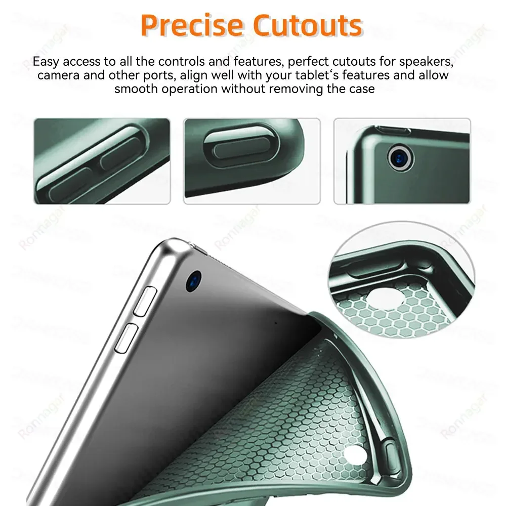 iPad Air11 2025 2024 케이스 A16 11th Pro11 M4 M2 iPad 9th 6th 5th Gen 9.7 10.2 Air6 M3 M2 Air5 4 10.9 10th Air1 2 Pro 9.7 10.5