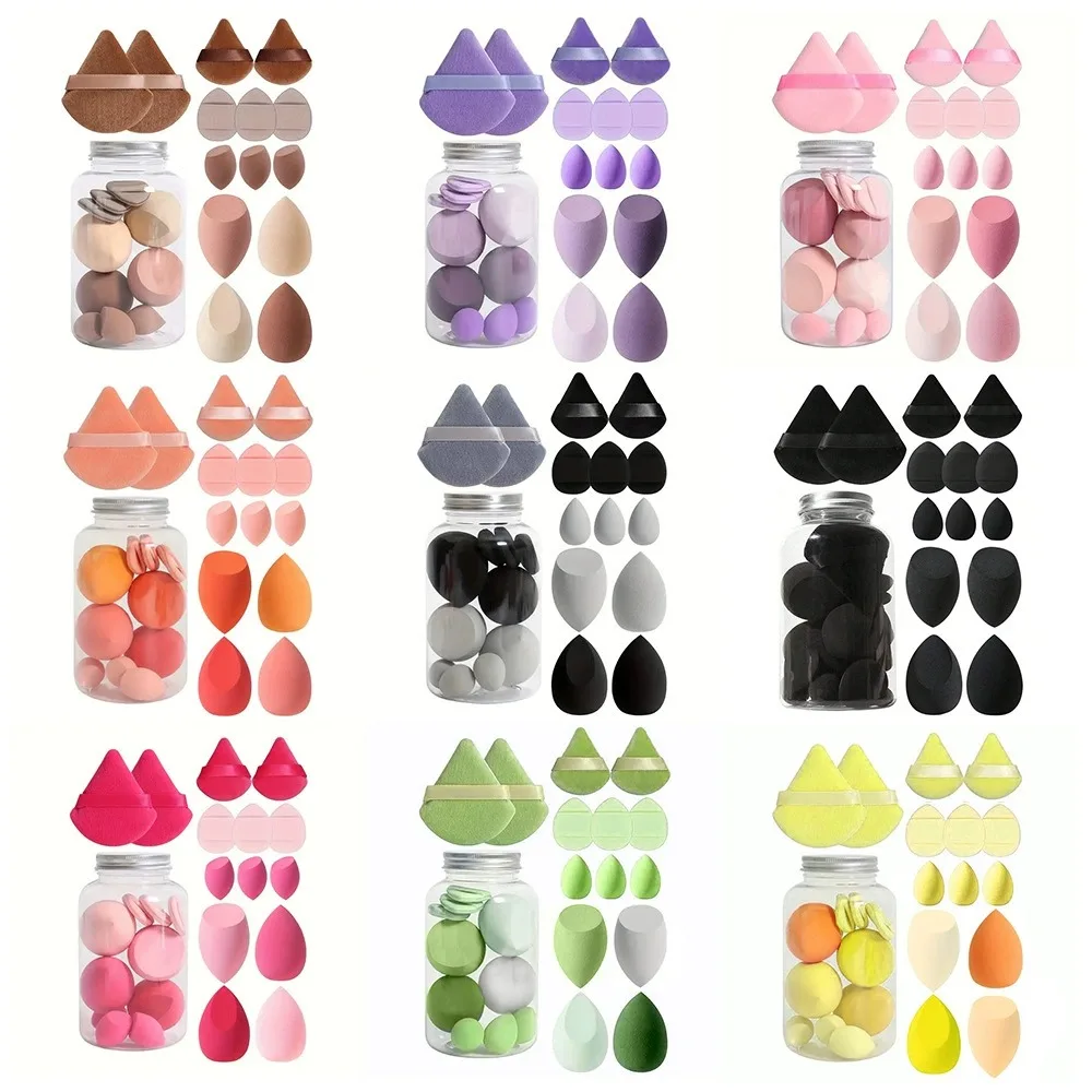 12/14Pcs 메이크업 스펀지 세트 화장품 블렌더 뷰티 에그 파운데이션 스펀지 파우더 퍼프 미니 핑거 퍼프 여성 메이크업 액세서리 title=12/14Pcs 메이크업 스펀지 세트 화장품 블렌더 뷰티 에그 파운데이션 스펀지 파우더 퍼프 미니 핑거 퍼프 여성 메이크업 액세서리 