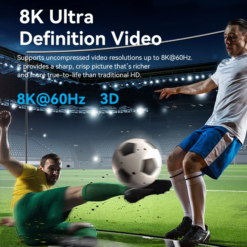 Vention HDMI 2.1 분배기 8K 60Hz 4K120Hz TV 용 양방향 2 in 1 out Xiaomi Xbox PS4 5 HDMI 호환 모니터 HDMI 스위처