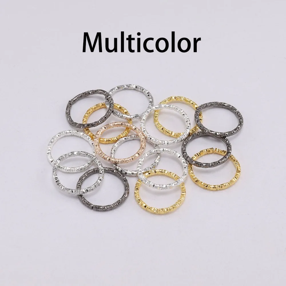 50-100pcs 8-20mm 라운드 점프 반지 트위스트 오픈 분할 반지 점프 반지 커넥터 쥬얼리 마킹 결과 공급 DIY