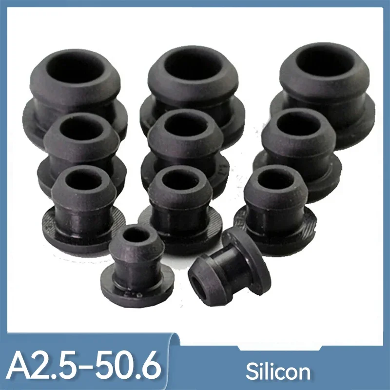 1-10Pcs 2.5-50.6mm 검정색 원추형 스냅 온 실리콘 고무 T 형 플러그 블랭킹 엔드 캡 튜브 삽입 마개 증거 고온 title=1-10Pcs 2.5-50.6mm 검정색 원추형 스냅 온 실리콘 고무 T 형 플러그 블랭킹 엔드 캡 튜브 삽입 마개 증거 고온 
