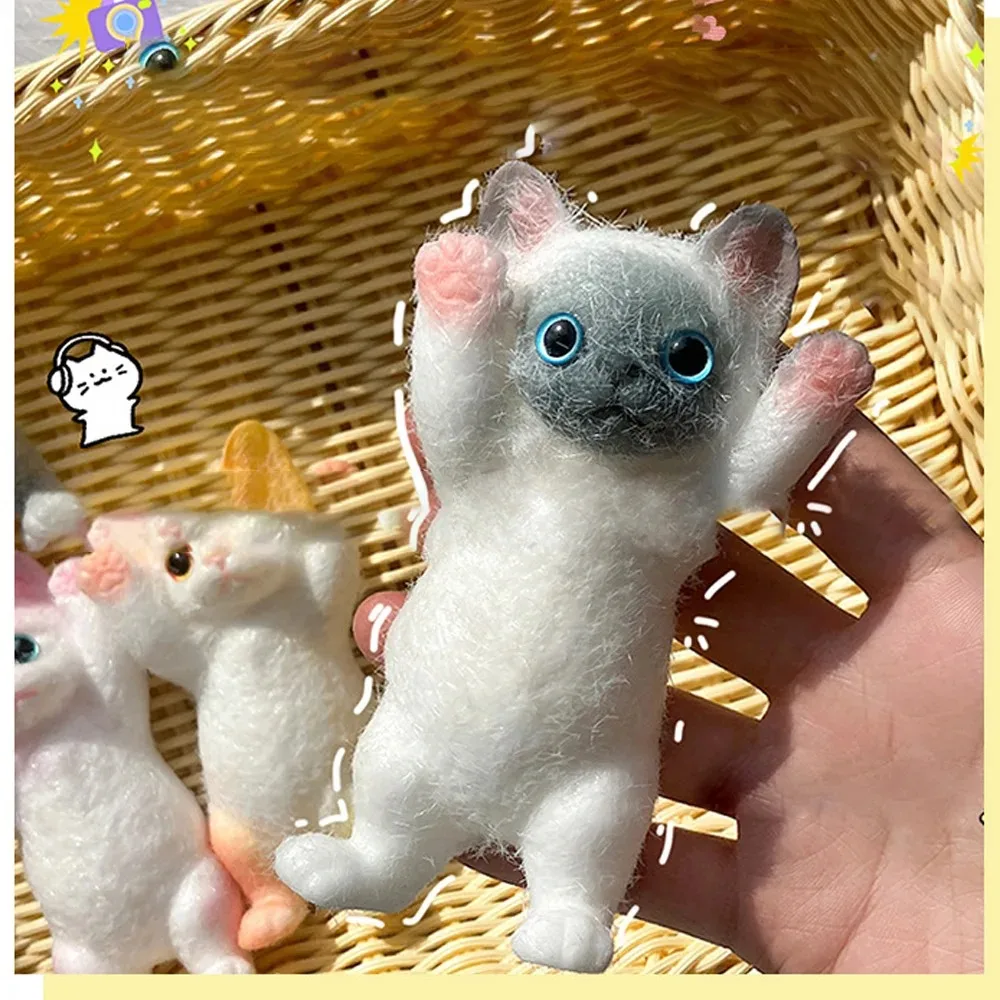 Squishy 귀여운 몰려 들고 고양이 스트레스 릴리프 장난감, 어린이를위한 초대형 감각 Fidget 장난감 성인 불안 휴식, 짜기 선물