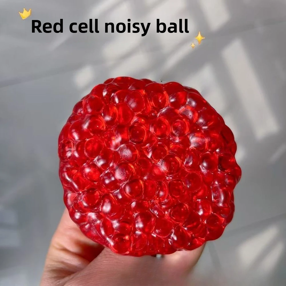 Squishy Balls 아이스 비즈 스트레스 릴리프 장난감 어린이를위한 슈퍼 소프트 감각 Fidget 장난감 성인 불안 휴식 짜기 선물