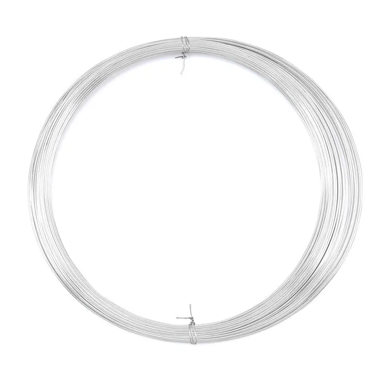 2M 0.3-1.0mm 925 스털링 실버 와이어 쥬얼리 만들기 하프 하드 라운드 스털링 실버 쥬얼리 와이어 액세서리 쥬얼리 DIY title=2M 0.3-1.0mm 925 스털링 실버 와이어 쥬얼리 만들기 하프 하드 라운드 스털링 실버 쥬얼리 와이어 액세서리 쥬얼리 DIY 