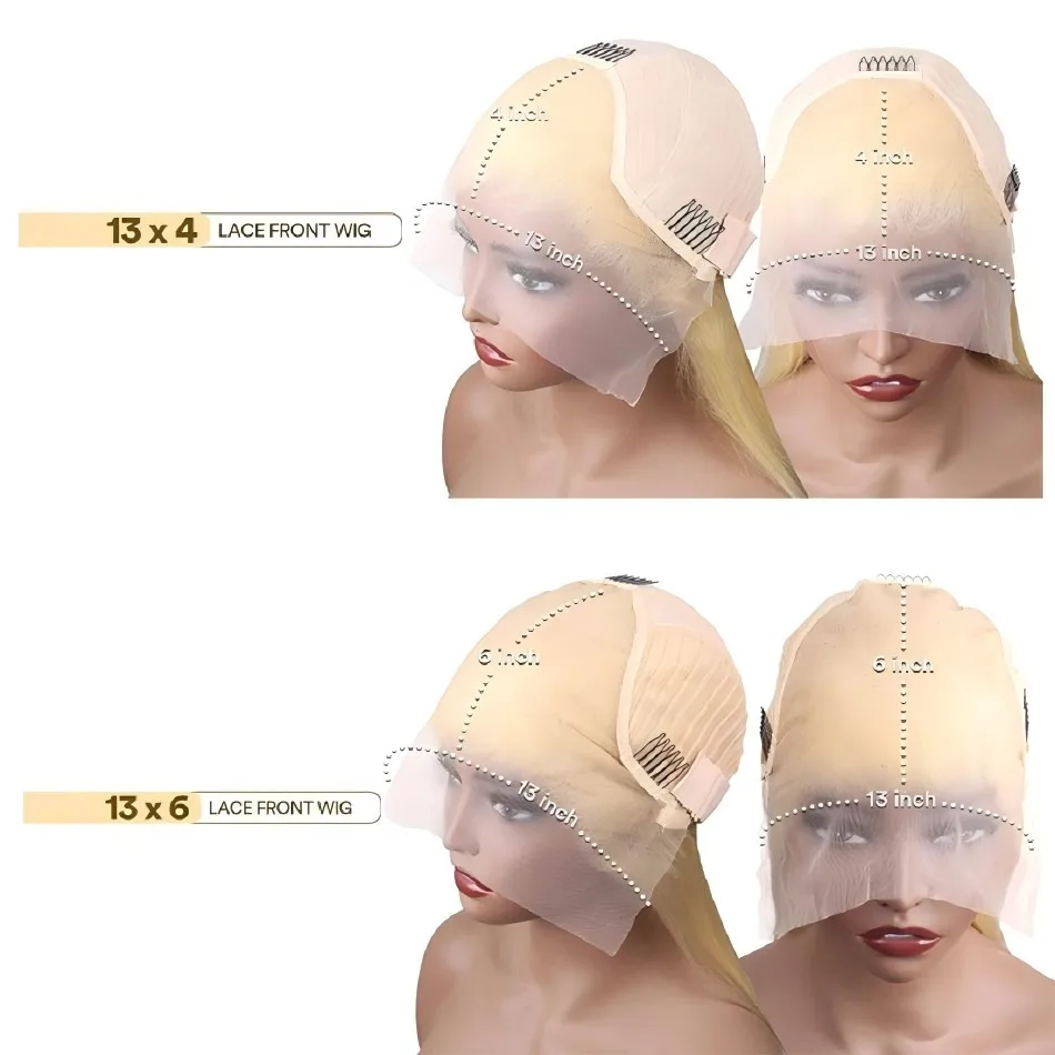 613 Hd 레이스 정면 가발 13x6 바디 웨이브 인간의 머리 가발 브라질 220 밀도 Pre 뽑은 금발 투명 레이스 프런트 가발 30 In