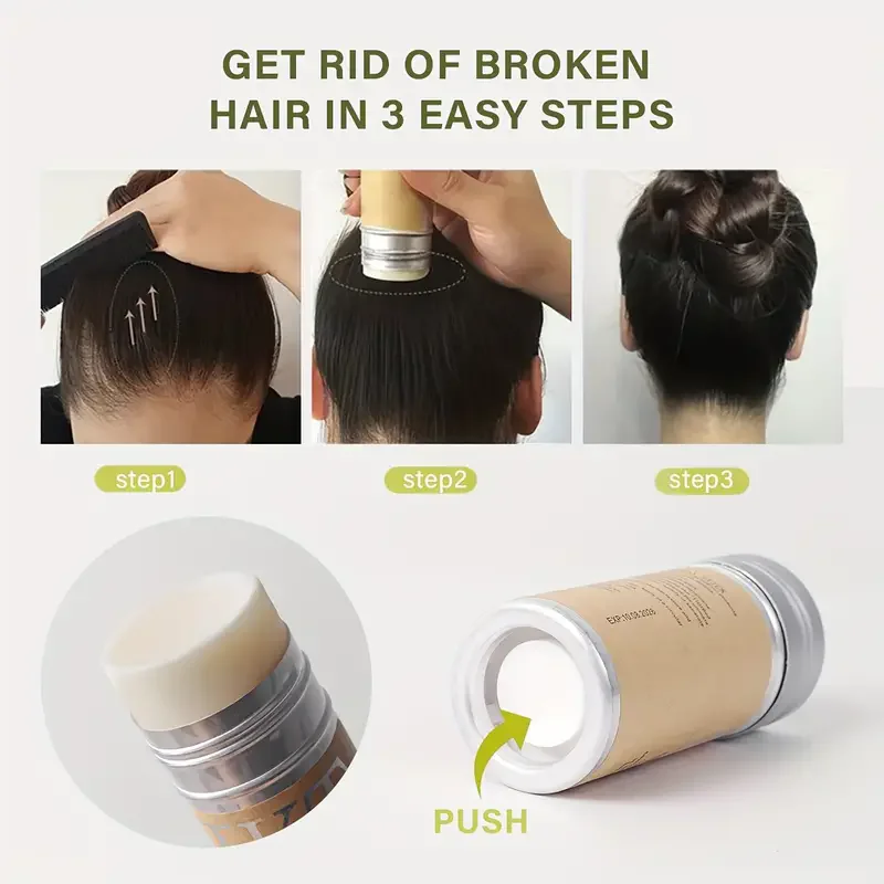 2/5Pcs 어린이를위한 헤어 왁스 스틱 여성 슬릭 백 브러쉬 어린 소녀를위한 젤 포마드 유아 Flyaway 헤어 가발 스타일링 액세서리