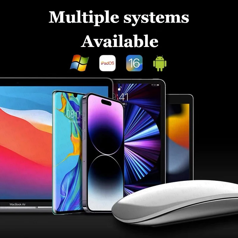 Apple 기존 무선 블루투스 5.0 터치 매직 마우스, macbook pro air 미니 노트북 태블릿 pc ipad 게임 인체 공학적 마우스