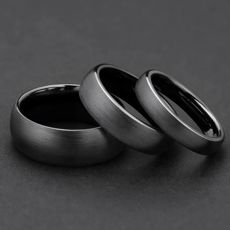 Kolmnsta 세라믹 닦았 블랙 반지 남성 여성 4mm 6mm 8mm 와이드 남성 결혼 반지 매트 anillos mujer 플러스 사이즈 4 ~ 사이즈 14 title=Kolmnsta 세라믹 닦았 블랙 반지 남성 여성 4mm 6mm 8mm 와이드 남성 결혼 반지 매트 anillos mujer 플러스 사이즈 4 ~ 사이즈 14 