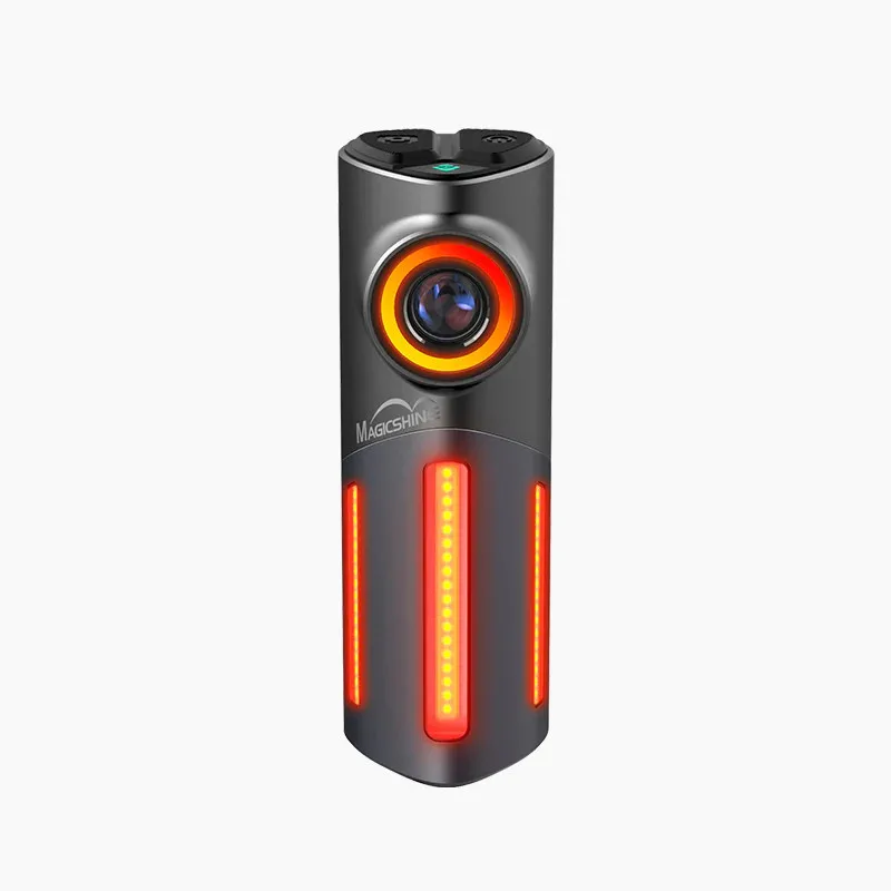 SEEMEE DV 카메라 미등, USB-C 충전식 자전거 후방 조명, 도로 도시용 최대 110시간 런타임의 3400mAh 배터리