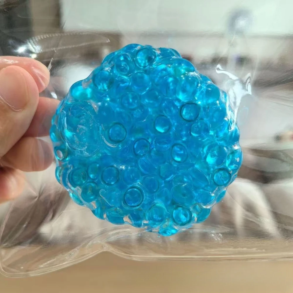 Squishy Balls 아이스 비즈 스트레스 릴리프 장난감 어린이를위한 슈퍼 소프트 감각 Fidget 장난감 성인 불안 휴식 짜기 선물