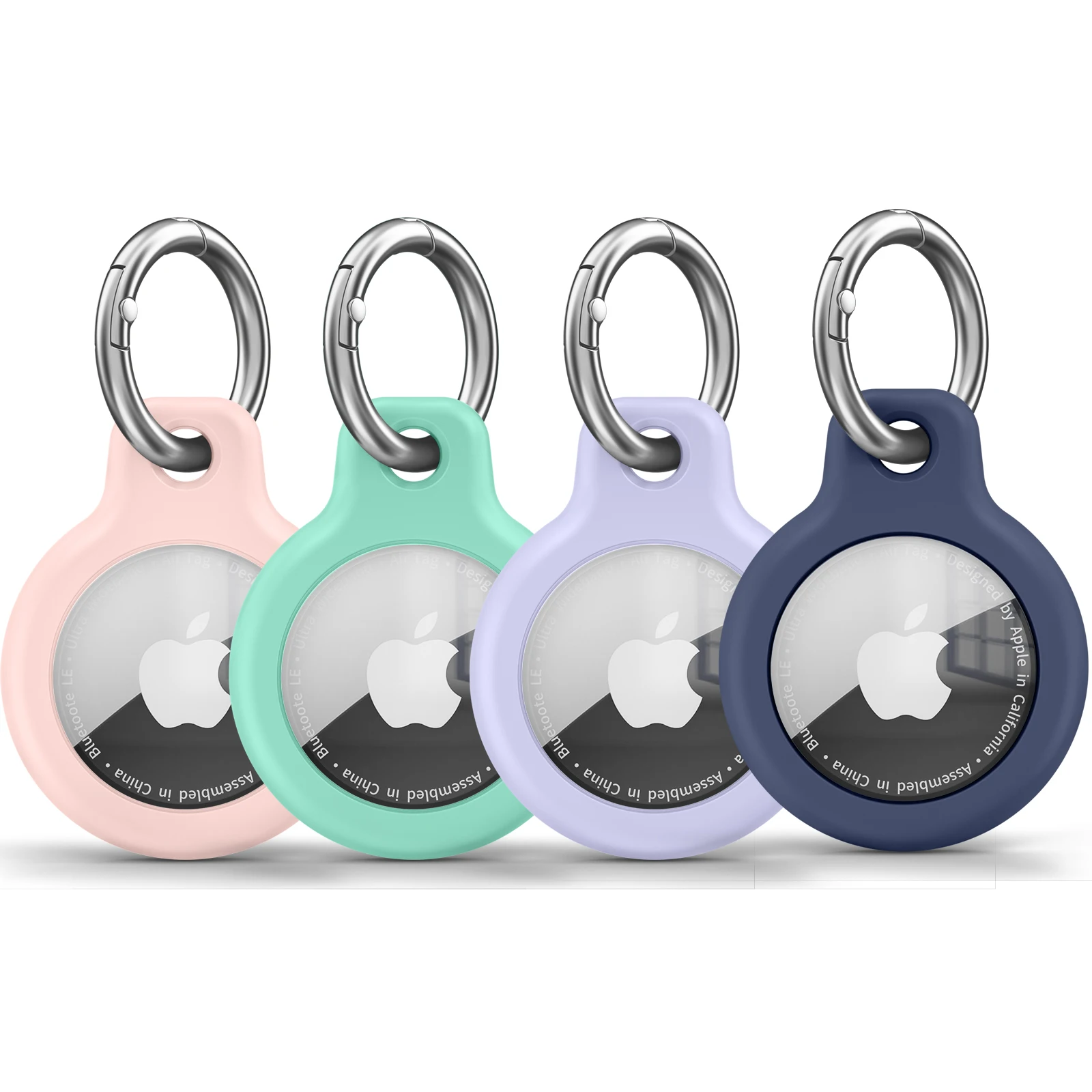 키체인 보호 쉘 트래커 액세서리가 있는 Apple 에어 태그 홀더용 TPU 커버 Apple 에어 태그 케이스용 스크래치 방지 슬리브 title=키체인 보호 쉘 트래커 액세서리가 있는 Apple 에어 태그 홀더용 TPU 커버 Apple 에어 태그 케이스용 스크래치 방지 슬리브 