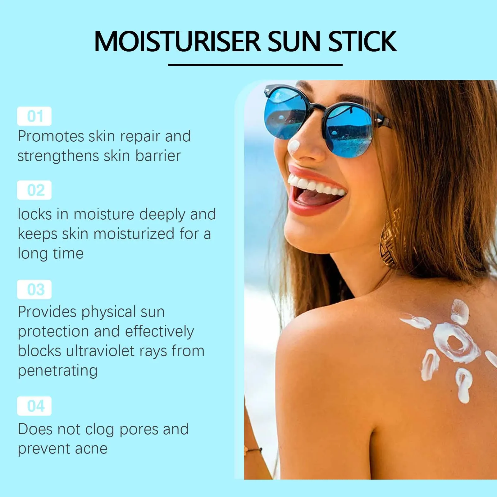 SPF 50+ 썬스크린 로션 크림 오래 지속되는 자외선 차단 경량 기름지지 않는 썬 블록 햇볕에 탐 방지 페이스 바디 스킨 케어