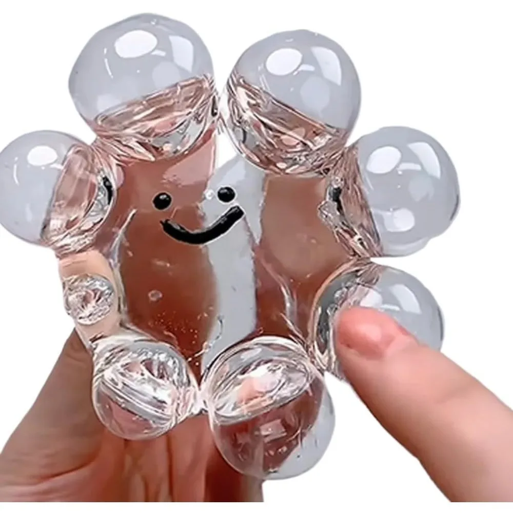 Squishy Bubble Pop Fidget 장난감, Squeeze 감각 공 및 문어 포퍼, 성인용 항불안 장난감 어린이, ASMR 재미있는 파티 선물