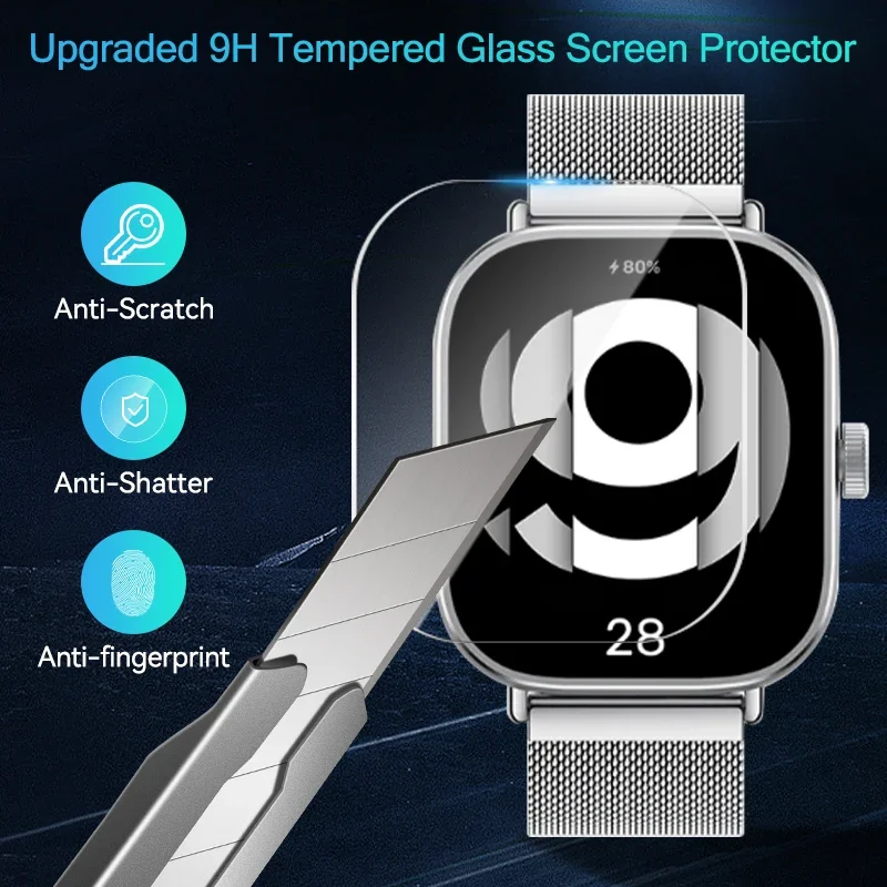 Xiaomi Redmi Watch 4 용 강화 유리 Mi Redmi Watch 4 Prottiecve Film 용 스마트 시계 HD 화면 보호기 안티 스크래치