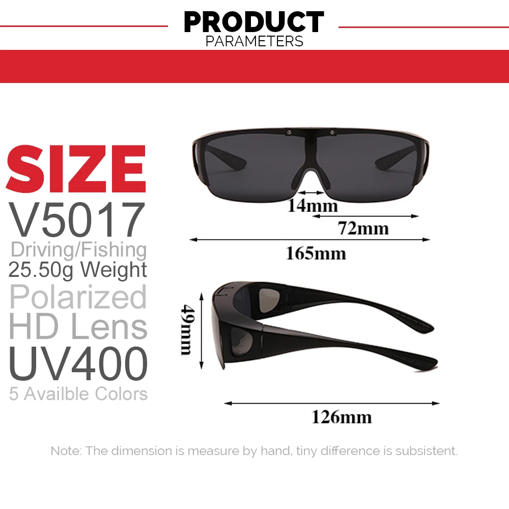 VIVIBEE Flip Up Polarized Fit Over Glasses 선글라스 남성 운전 UV400 Photochromic Fishing Goggle Outdoor Women